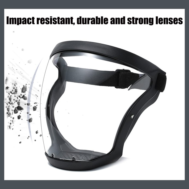 TOKLYUIE Anti-Fog Full Face Protection, SuperHD, Reusable, Adjustable, Universal