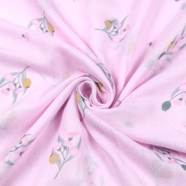 FAIRYGATE Ladies Scarves Pink Stylish Warm Large Spring Summer Scarf Flower Scarfs for Women Sale Floral Print Long Shawl Wrap Shawl Shawls for Weddings 48004