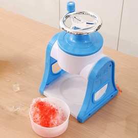 BTSEURY Manual Snow Cone Machine, Ice Crusher Easy to Use Shaved Ice Maker Machine for Home Slushy Maker Machine for Snow Cones (Assorted Color)