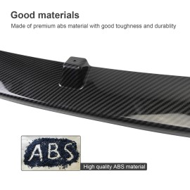 JOYOTO Carbon Fiber 3PCS Front Bumper Lip Spoiler Body Kit For Infiniti Q50 2018-2023