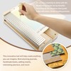 Bookbinding Punching Cradle Set, Includes Dual-Use Piercing Guide and a