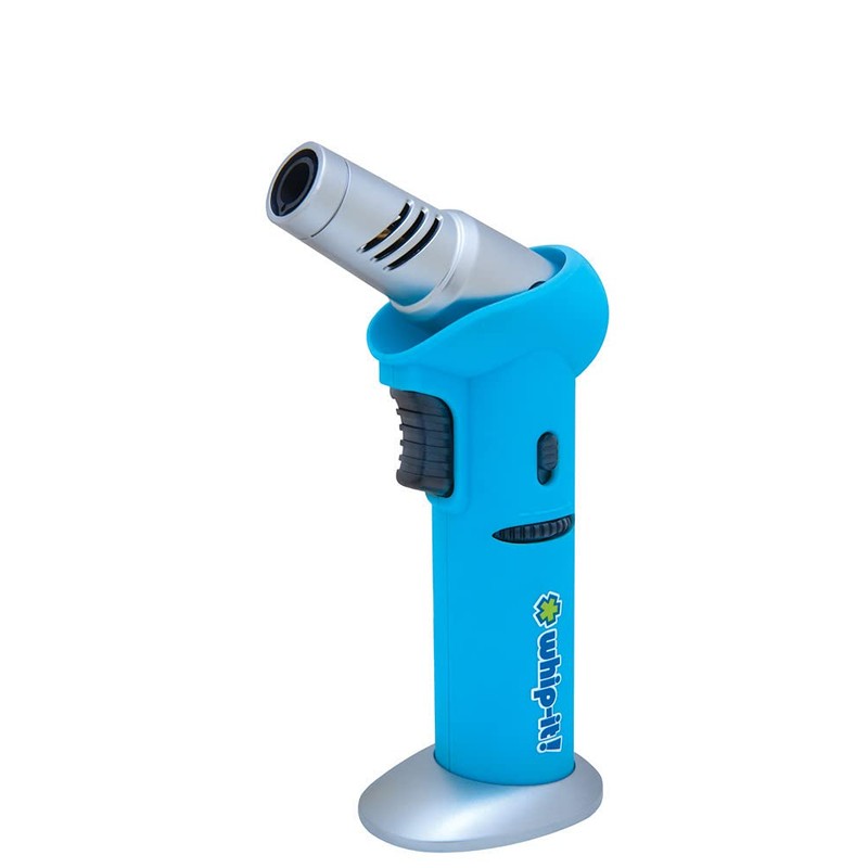 Whip-It! Tilt Torch Sky Blue. Butane Torch Lighter, Refillable Cooking