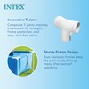 INTEX Intex Above-Ground Swimming Pool, Rectangular Frame 8.5ft x 26in,