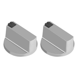 Set of 2 Gas Hob Adjustment Knobs 6 mm Diameter Mounting Hole for Gas Stove Oven Accessories Replacement Rotary Switch