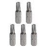 sourcing map 5pcs T27 Torx Screwdriver Bit 1/4" Hex Shank