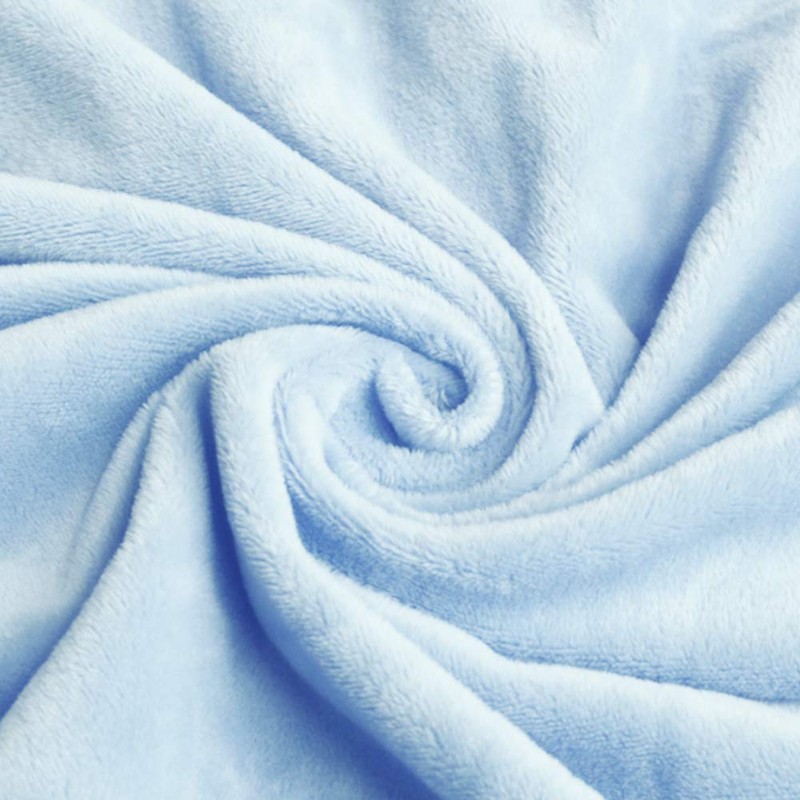 TL Care Heavenly Soft Chenille Mini Crib Sheet, Blue, 24