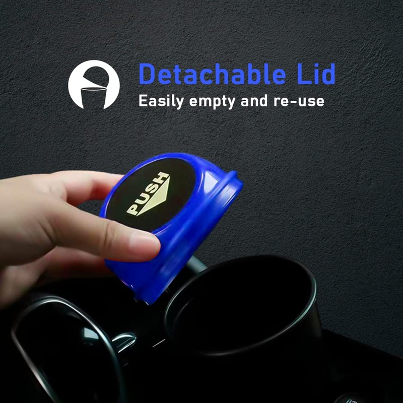 GOODIZ Mini Car Bin Cupholder, Small Plastic Compact Durable Dust