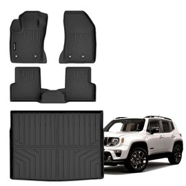 Alfombrillas y maleteros para Jeep Renegade 2015-2025, 2026, TPE para todo tipo de clima, forro de carga completo para accesorios Renegade