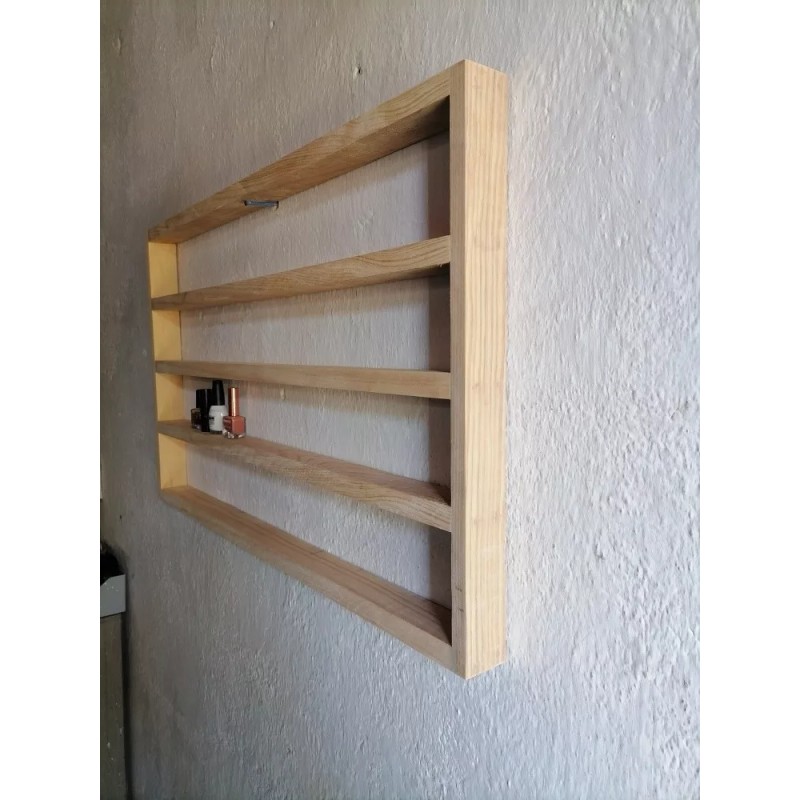 Heand Made Exhibidor Esmaltero Multiusos Maquillaje De Pared Juguetero