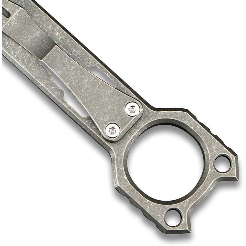 Titanium EDC Crowbar Outdoor Crowbar Bottle Opener with Pocket Clip