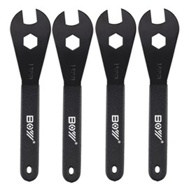 KMRDND Bicycle Cone Wrench Set Tool (13, 14, 15, 16 mm) Bicycle Wheel Hub Axle Nut Install Remover Cycling Wrench