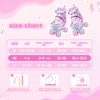 Roller Skates for Kids, Adjustable Quad Skates for Girls Ages