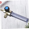TEHAUX Pressure Reducer Flowmeter Alloy Flow Gauge Made for Professional