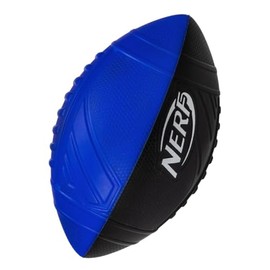 Nerf Pro Grip American Football, 9” Soft Foam Ball for Beginners, Indoor & Outdoor Play, Easy Grip, Lightweight, Blue/Black