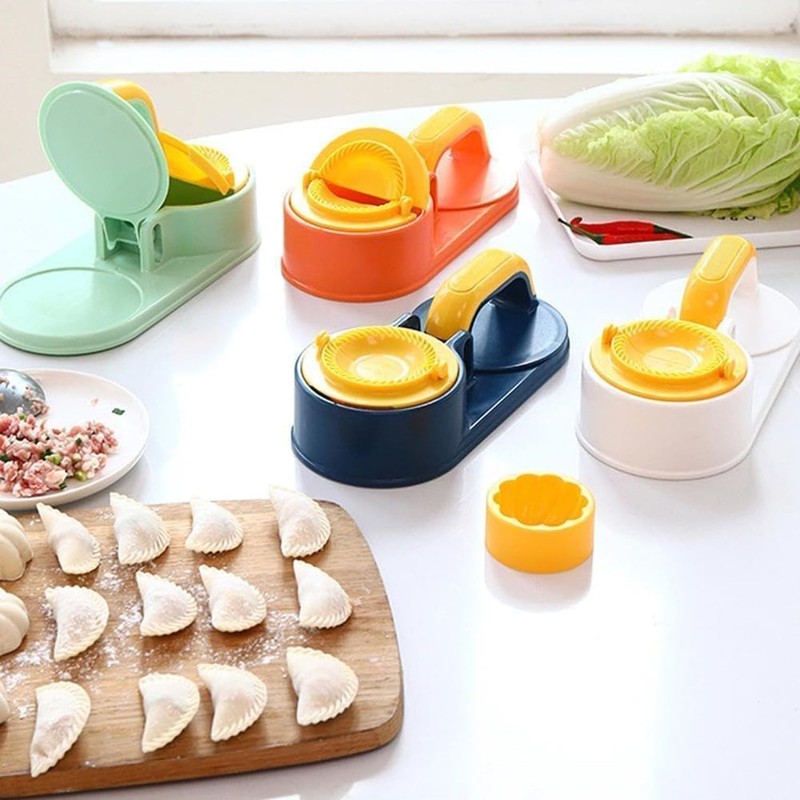 3 in 1 Dumpling Maker Machine, Dough Presser Dumpling Press
