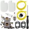 TOPREPAIR Carburetor Tune Up Kit for Poulan Pro PP4218A PP4218AVX