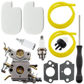 TOPREPAIR Carburetor Tune Up Kit for Poulan Pro PP4218A PP4218AVX 18" Bar 42cc Chainsaw WTA-30 WX5672 Carb