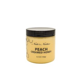 Nate's Nectars Creamed Honey Spreads, 5.5oz (1 Jar, Peach)