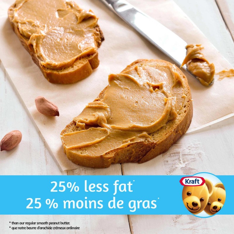KRAFT Peanut Butter - Light Smooth, (1kg/35 oz.)