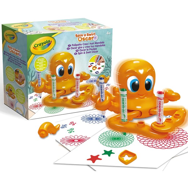 CRAYOLA Oscar Polypetto Create Your Own Mandalas, Activity Game, Recommended Age: 4-7 Years