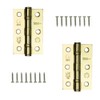 Door Hinges 3 inch Electro Brassed Ball Bearing Butt Hinges