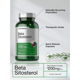 Beta Sitosterol Sitosteroles Prostata 240 Caps Eg Pp29 Sabor Nd