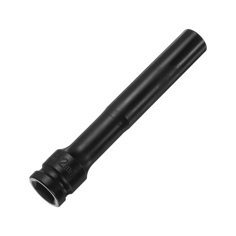HARFINGTON Deep Thin Wall Impact Socket 12mm Metric 6 Point