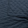 ROARINGWILD Navy Blue King Size Quilt Bedding Set with Pillow