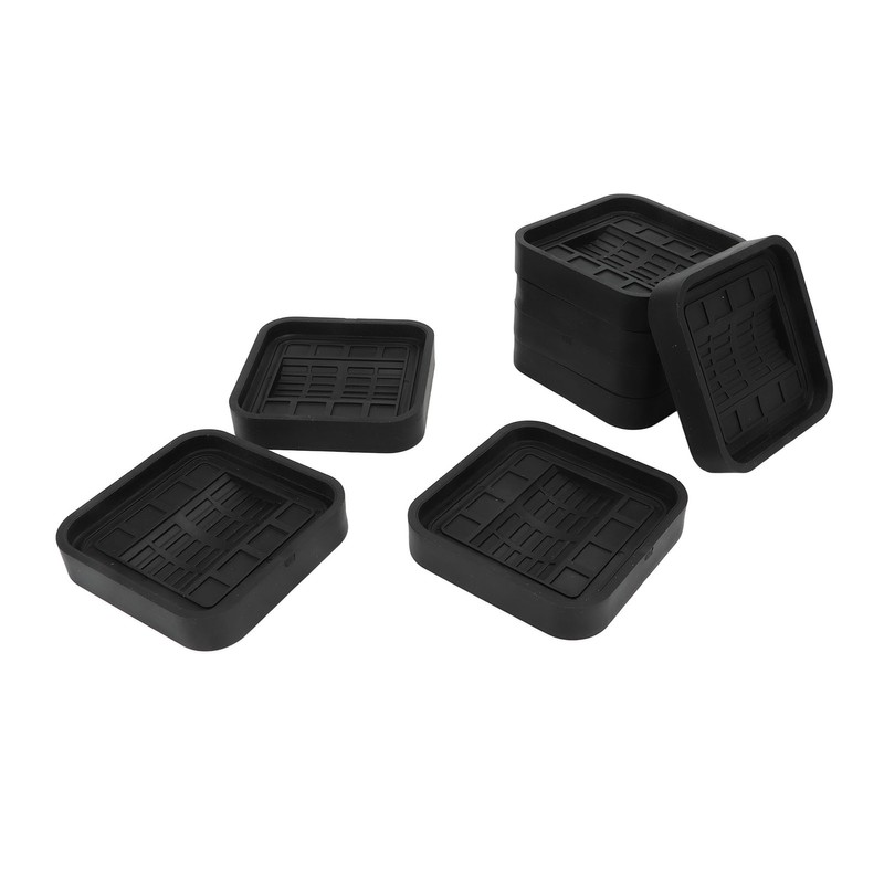 8pcs Wheel Stoppers Rubber Universal Scratch Proof Bed Sofa Caster