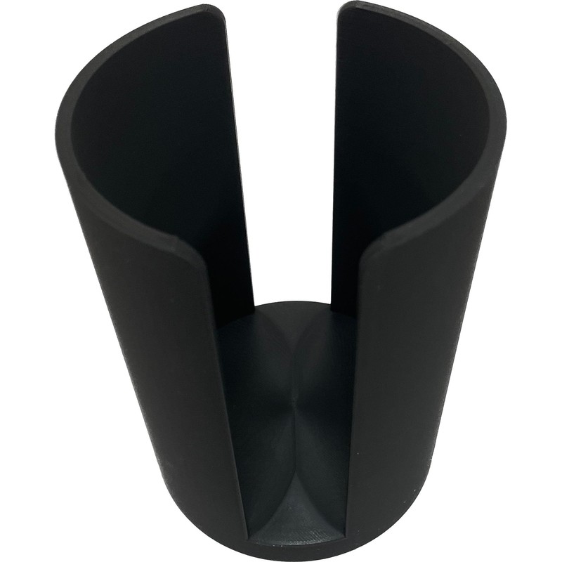 Mason Jar Lid Stack Organizer (Black, Large Cap/Ring)