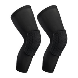 Knee Brace Anti Collision Breathable Soft Elastic Non Slip Knee Support Stabilizer Black M