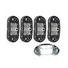 ShuoHui 4 x LED 12 V to 24 V White