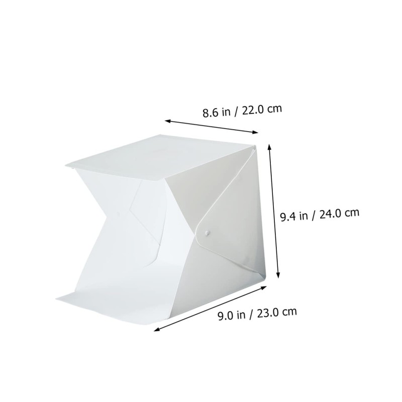CIYODO Led Photo Light Box Tent 20cm Portable Softbox 4