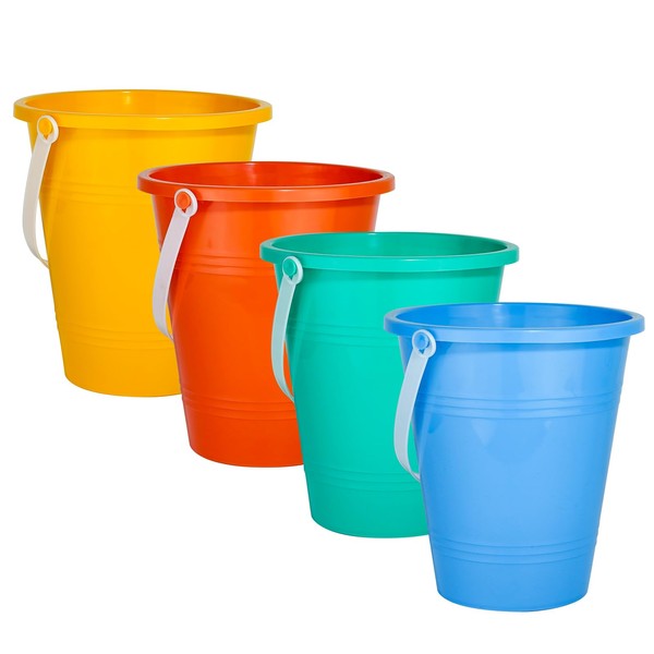Holady 8 Inch Large Sand Beach Buckets Pail,Sand Bucket Water