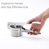 Stainless Steel Khuon Banh Lot Press – Multi-Purpose Potato Ricer,