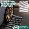 23.6x23.6 Galvanized Steel Drain Grate, B125 Class Sewer Grate, Weather-Resistant