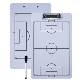 Pure Vie Magnetic Soccer Coaching Board, Portable Soccer Whiteboard for Coaches, Soccer Tactics Clipboard with Dry Erase, Marker Pen - Soccer Training Equipment for Teaching and Game Plan