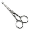 Mont Bleu Ear & Nose Hair Scissors, Straight Blades, Carbon