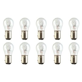CEC Industries #2057LL Long Life Bulbs, 12.8/14 V, 26.88/6.72 W, BAY15d Base, S-8 shape (Box of 10)