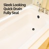 Sogmeter Matte Black Tub Drain Kit with Hair Catcher, Premium