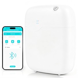 Smart Waterless Essential Oil Diffuser for Home Office Hotel Large Room, 400ml Capacity and 2000 Sq.Ft Coverage Scent Diffuser, App & Panel Control Cold Air Diffusers, Adjustable Intensity & Time