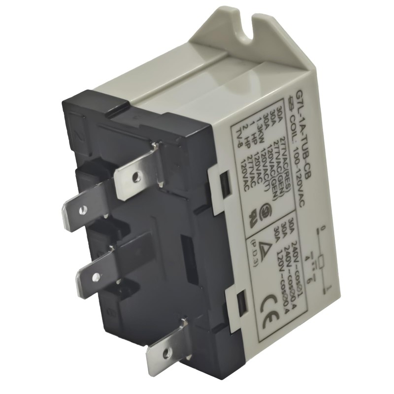 G7L-1A-TUB-CB-AC100/120 General Purpose Relay, 30A 250V SPST-NO, UL Class B