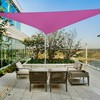 Yescom 1 Pack 22'x22'x22' Triangle Sun Shade Sail Fuchsia 97%
