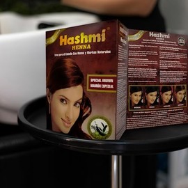 5 HENNA TINTE PARA CABELLO (CAFE ESPECIAL) HASHMI | LO MAS NATURAL | SIN MALTRATAR TU CABELLO