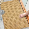HOMBYS 58x32 Extra Large 100% Bamboo Shower Mat for Shower
