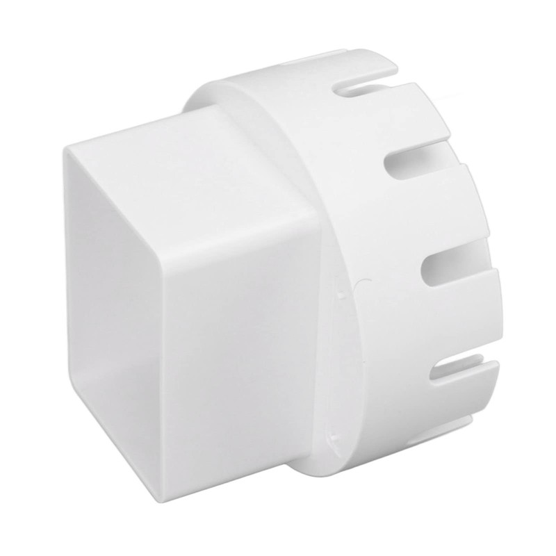 Downspout Converter, Plastic Downpipe Adapter Lightweight Replacement Part No Leakage