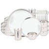 Vanacara 28 Piece Stainless Steel Dinnerware set for 4, Stylish