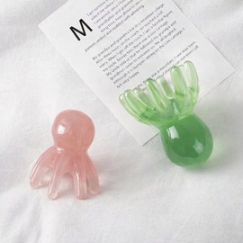 Octopus Gua Sha Massager, Scalp Massage, Meridian Acupressure Massager / 문어 괄사 마사지기 두피 마사지 경락 지압 안마기