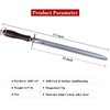 HIDAMOS High Hardness Honing Steel 12 Inches Flat Knife Sharpener