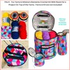 KNITTING & CROCHET BAG with ACCESSORIES - Water Resistant &
